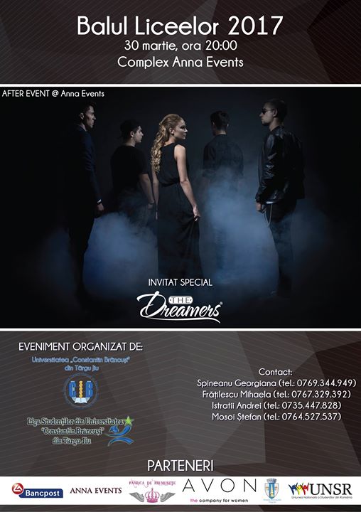 UCB Târgu-Jiu organizează Balul Liceelor 2017