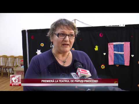 PREMIERĂ LA TEATRUL DE PĂPUȘI PINOCCHIO