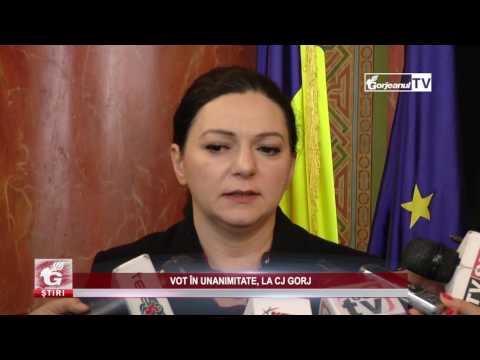 VOT ÎN UNANIMITATE, LA CJ GORJ