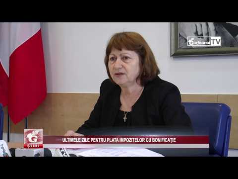 ULTIMELE ZILE PENTRU PLATA IMPOZITELOR CU BONIFICAȚIE