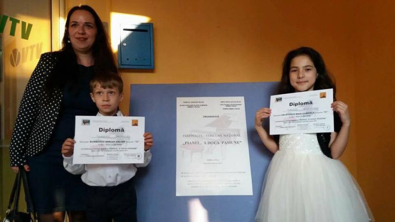 Noi premii ale pianiștilor la Concursul Național de la Râmnicu Vâlcea, „Pianul, a II-a pasiune”