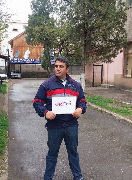 Grevist la firma de cablu din Motru