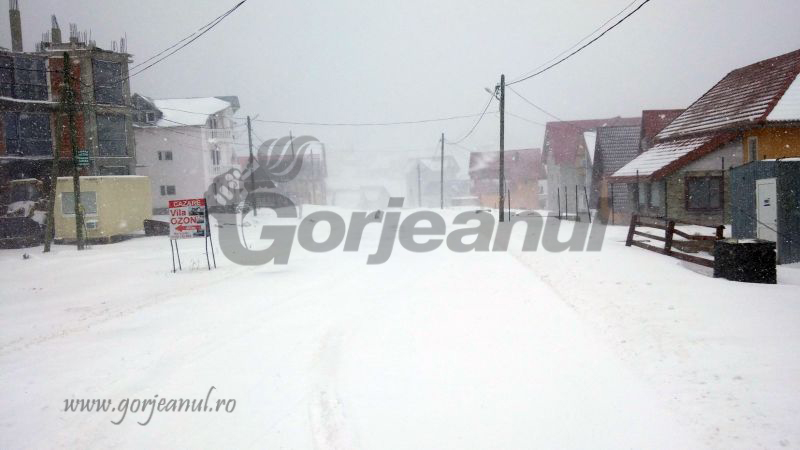 E iarnă în toată regula la Rânca