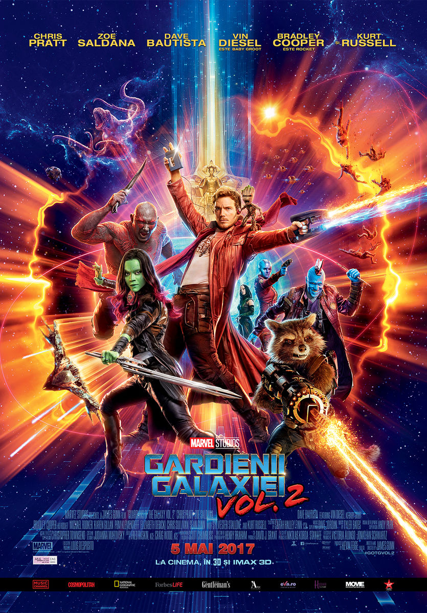 Guardians of the Galaxy Vol. 2 (2017) Gardienii Galaxiei Vol. 2 – Sergiu Nicolaescu 17:30(3D) 20:00(3D)