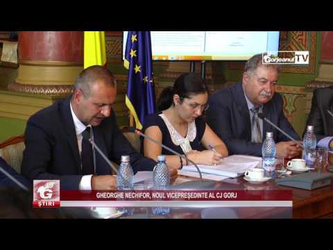 GHEORGHE NECHIFOR, NOUL VICEPREȘEDINTE AL CJ GORJ