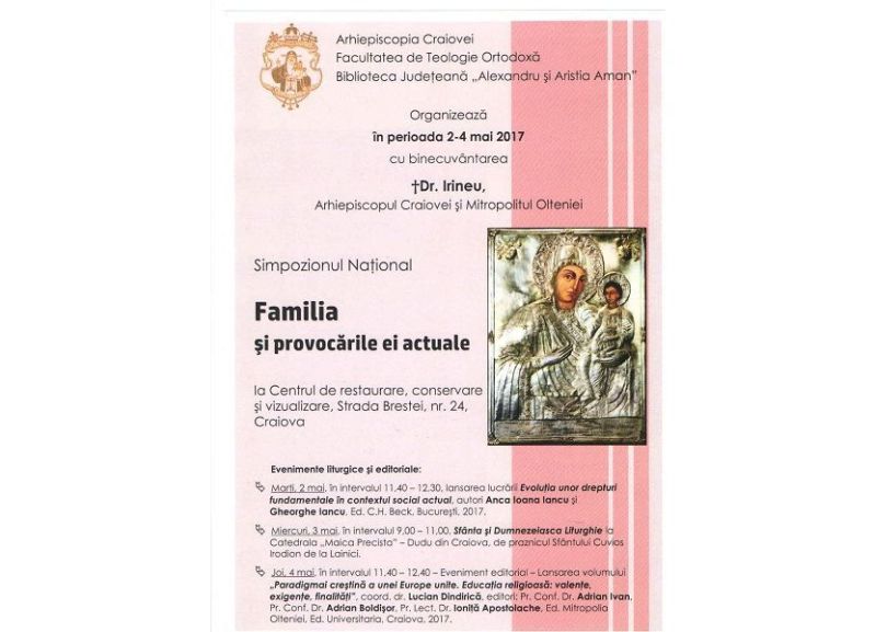 Preoţi şi profesori din Gorj, parte din Simpozionul “Familia şi provocările ei”