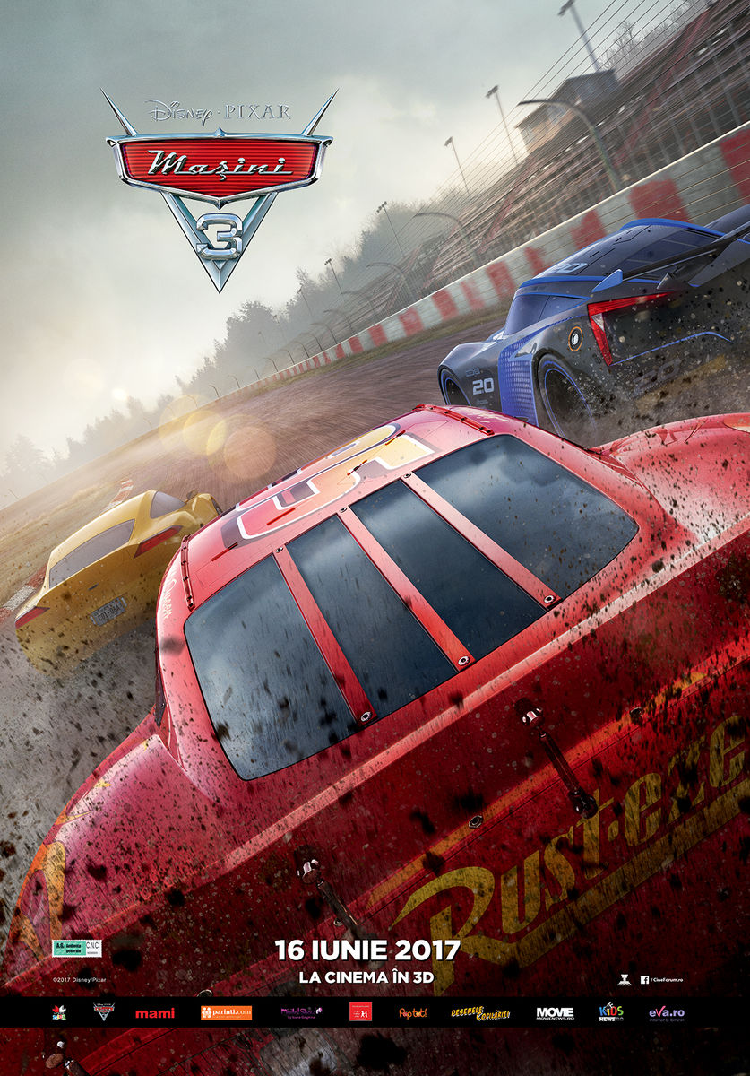 Cars 3 (2017) Mașini 3 – Sergiu Nicolaescu 14:00(3D)