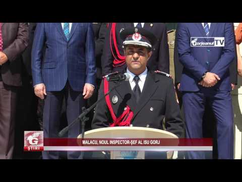 MALACU, NOUL INSPECTOR-ȘEF AL ISU GORJ