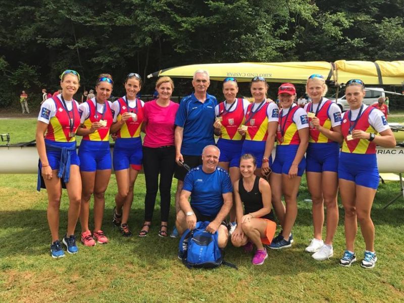 Denisa Tîlvescu, aur cu România!