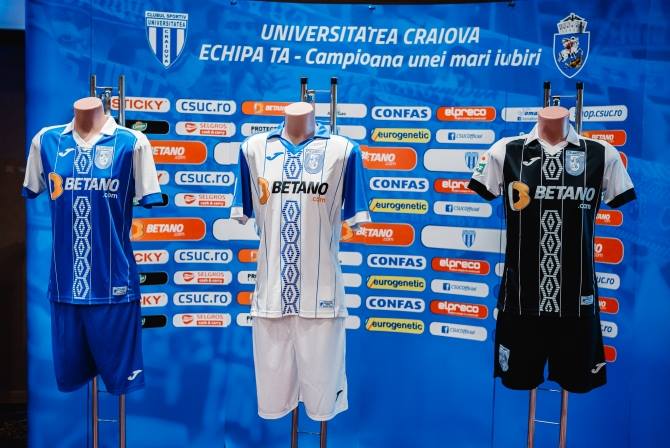 “Coloana” lui Brâncuşi, pe echipamentul Craiovei!