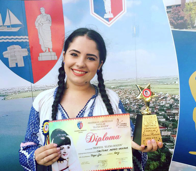 Roxana Croitoru, laureata Festivalului “Elena Roizen” 2017