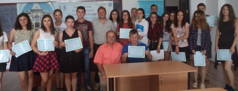 Școala Internațională de Vară «Constantin Brâncuşi», ediţia a II-a, 2017