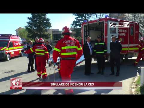 SIMULARE DE INCENDIU LA CEO
