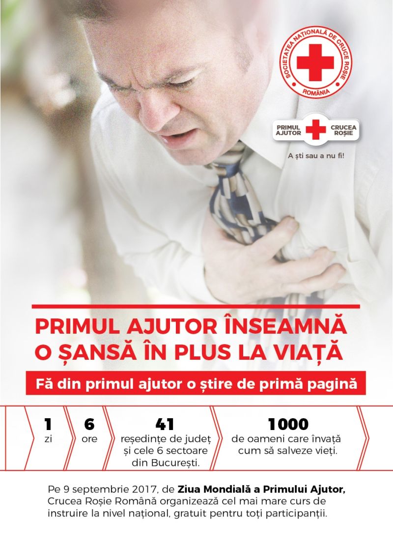 Doar șapte gorjeni s-au înscris la cursul gratuit de prim ajutor organizat de Crucea Roșie