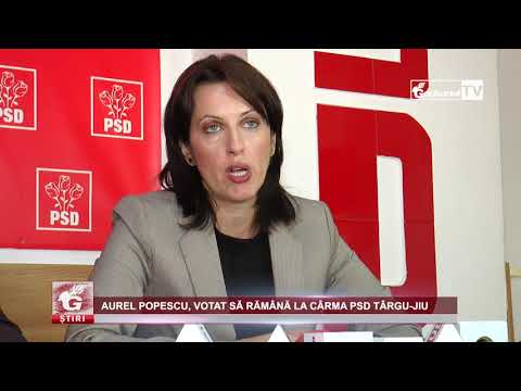 AUREL POPESCU, VOTAT SĂ RĂMÂNĂ LA CÂRMA PSD TÂRGU-JIU