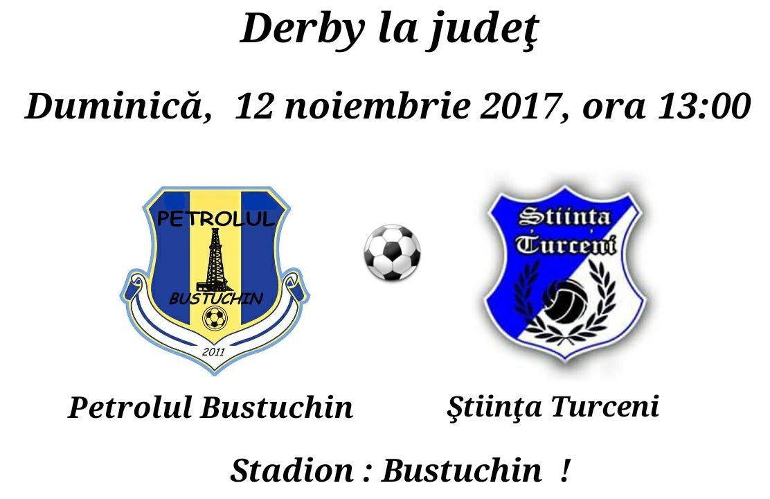 Derbiul de la judeţ se joacă duminică!