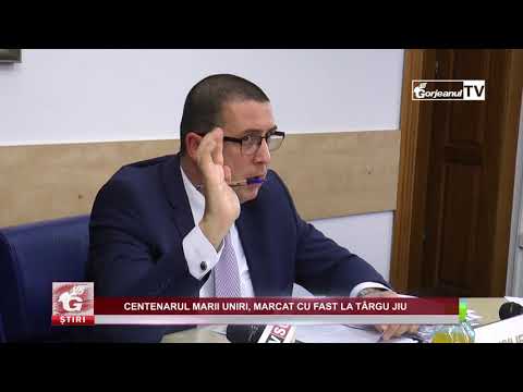 CENTENARUL MARII UNIRI, MARCAT CU FAST LA TÂRGU JIU