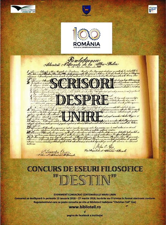 Rezultatele Concursului de eseuri ”Destin”