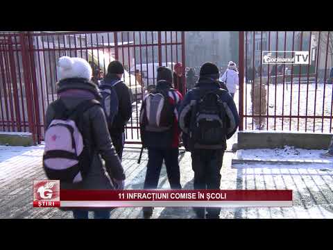 11 INFRACȚIUNI COMISE ÎN ȘCOLI