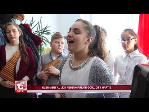 EVENIMENT AL LIGII PENSIONARILOR GORJ, DE 1 MARTIE