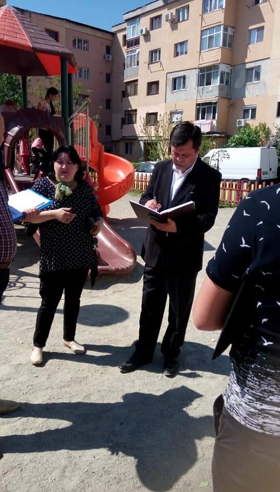 Foto: Romanescu, la o nouă întâlnire cu târgujienii