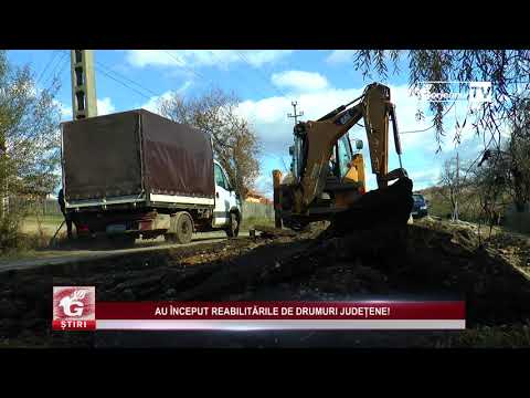 AU ÎNCEPUT REABILITĂRILE DE DRUMURI JUDEȚENE!