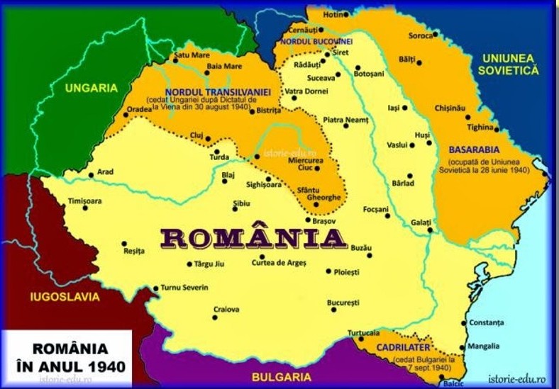 Urmările celor două lovituri de dezmembrare a României, date în vara anului 1940