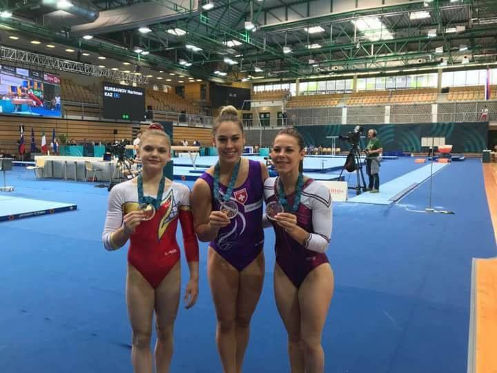 Gimnastă din Gorj, argint în Slovenia