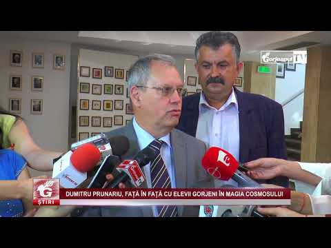 DUMITRU PRUNARIU, FAȚĂ ÎN FAȚĂ CU ELEVII GORJENI ÎN MAGIA COSMOSULUI