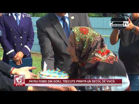 PATRU FEMEI DIN GORJ, TRECUTE PRINTR-UN SECOL DE VIAȚĂ