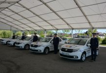 Opt mașini noi pentru Poliția Gorj