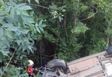 Accident la Copăcioasa! Trei persoane, între care un copil, au fost rănite