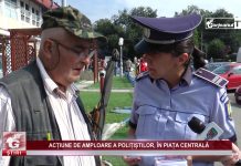 ACȚIUNE DE AMPLOARE A POLIȚIȘTILOR, ÎN PIAȚA CENTRALĂ