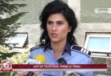 HOȚI DE TELEFOANE, PRINȘI LA TÂRGU-JIU