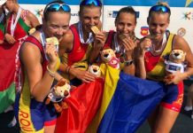 Aur continental pentru o canotoare din Gorj