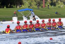 Denisa Tîlvescu, locul 5 cu barca de 8+1