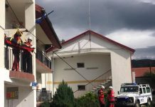 Exerciţiu de salvare la Căminul de bătrâni Suseni