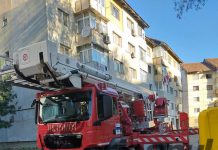 Intervenție a ISU la un bloc din Târgu-Jiu