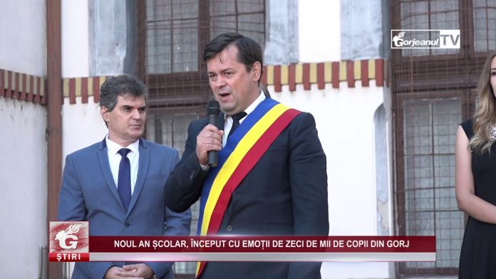 NOUL AN ȘCOLAR, ÎNCEPUT CU EMOȚII DE ZECI DE MII DE COPII DIN GORJ