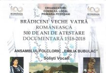 Cinci secole de la prima atestare documentară a localității Brădiceni