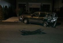 Un șofer a făcut prăpăd: Patru mașini au fost avariate și o conductă de gaze, ruptă