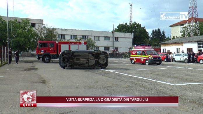 VIZITĂ-SURPRIZĂ LA O GRĂDINIȚĂ DIN TÂRGU-JIU