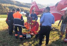 Bărbat rănit grav într-un incendiu