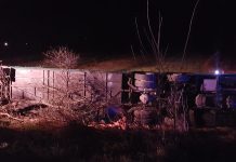 ACCIDENT grav! Un autocar cu 72 de persoane s-a răsturnat