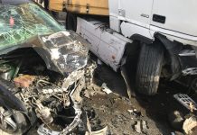 FOTO: Șoferi din Gorj, implicați într-un accident rutier în Mehedinți