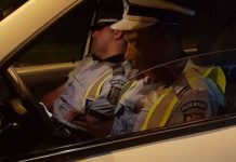 Mustrare scrisă pentru agentul din Motru, acuzat că a dormit în timpul serviciului