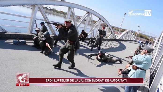 EROII LUPTELOR DE LA JIU, COMEMORAȚI DE AUTORITĂȚI