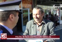 POLIȚIA, ÎN PIAȚA CENTRALĂ DIN TÂRGU-JIU
