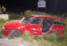 Rănit după impactul dintre o maşină şi un TIR