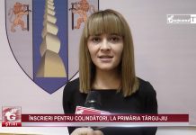 ÎNSCRIERI PENTRU COLINDĂTORI, LA PRIMĂRIA TÂRGU-JIU